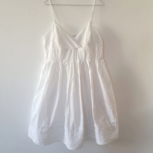 Casual white strap dress size 14